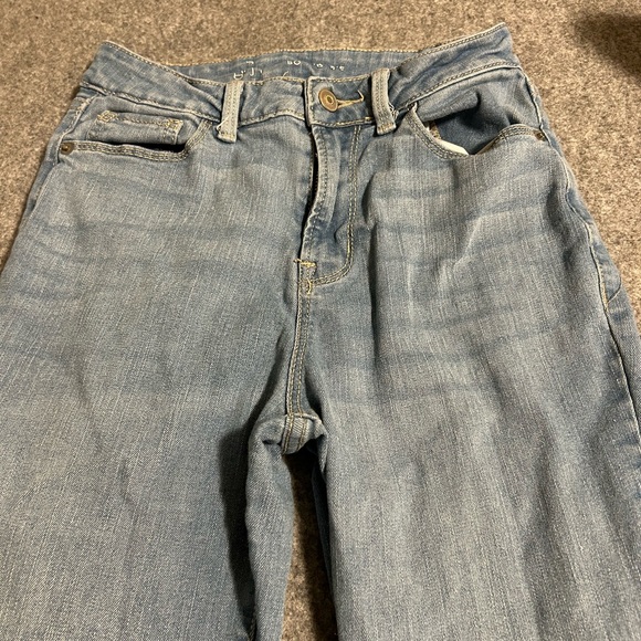 Light Blue Straight Leg Jeans - Picture 1 of 2